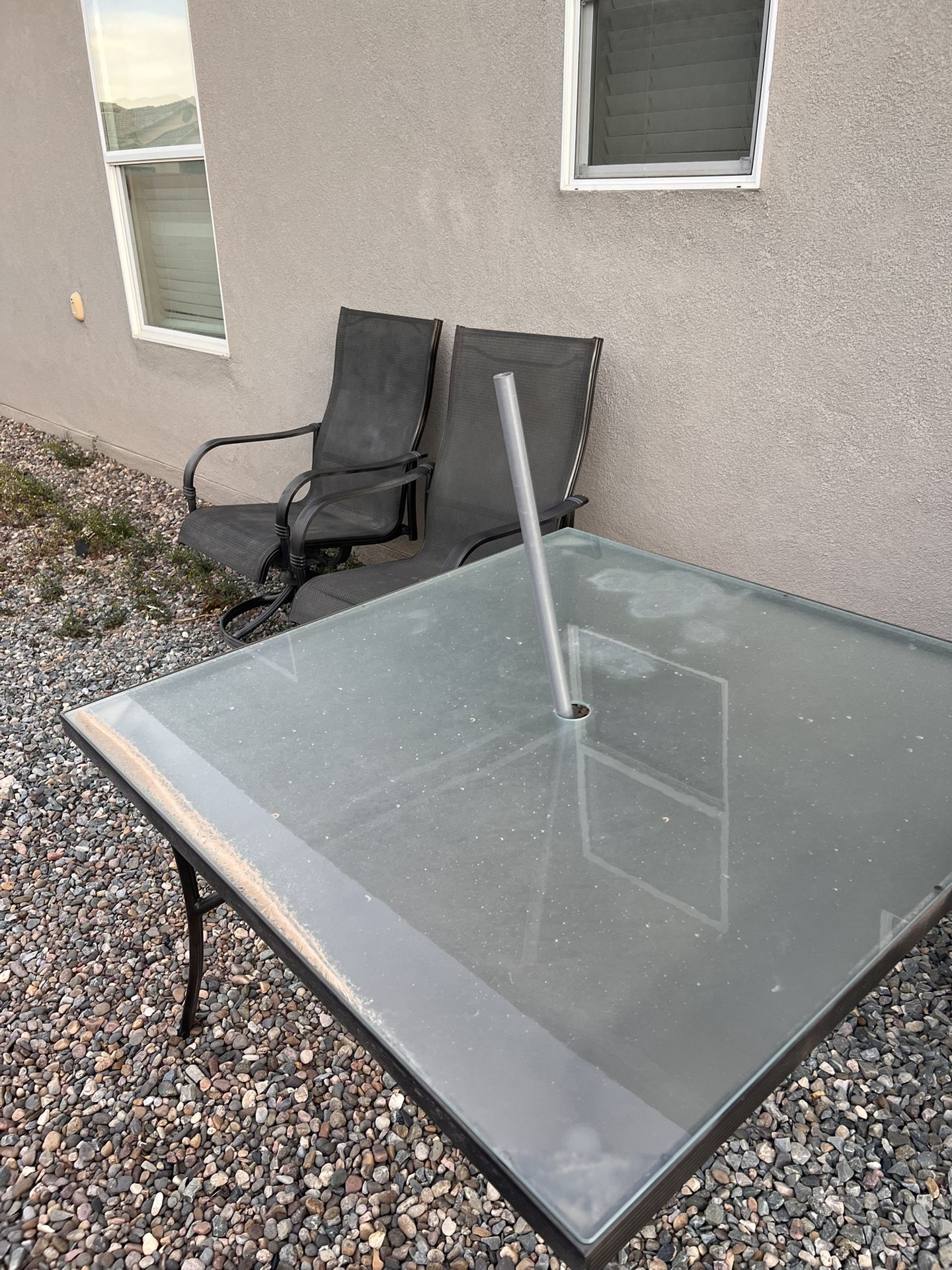 Outdoor Set 4 Chairs And Table
