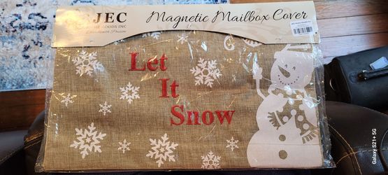 NEC "Let It Snow" Mailbox Cover $15