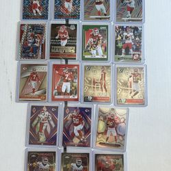 2024 Kansas Chiefs Lot Bundle NFL Football Cards Insert Lot Parallel Refractors 