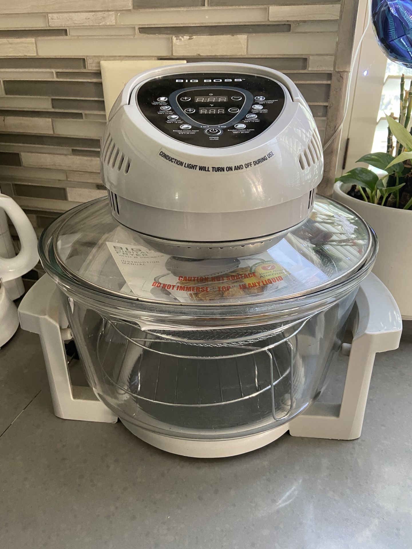 Big Boss Digital Oil -less Fryer With 8 Presets!!