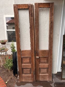 Vintage Wood French Doors