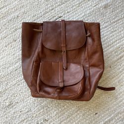 Madewell Leather Backpack 