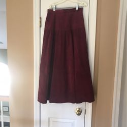 Suede MIDI Skirt