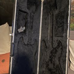 Two Vintage Travel Guitar Cases 