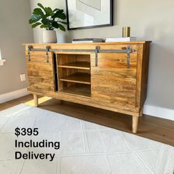 Pier 1 Imports Mango Wood Rustic Sideboard / Media Console – 54” – Free Delivery