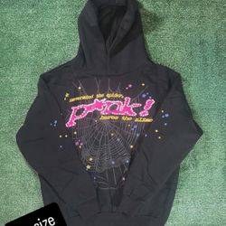 Small Pink Spider Hoodie 