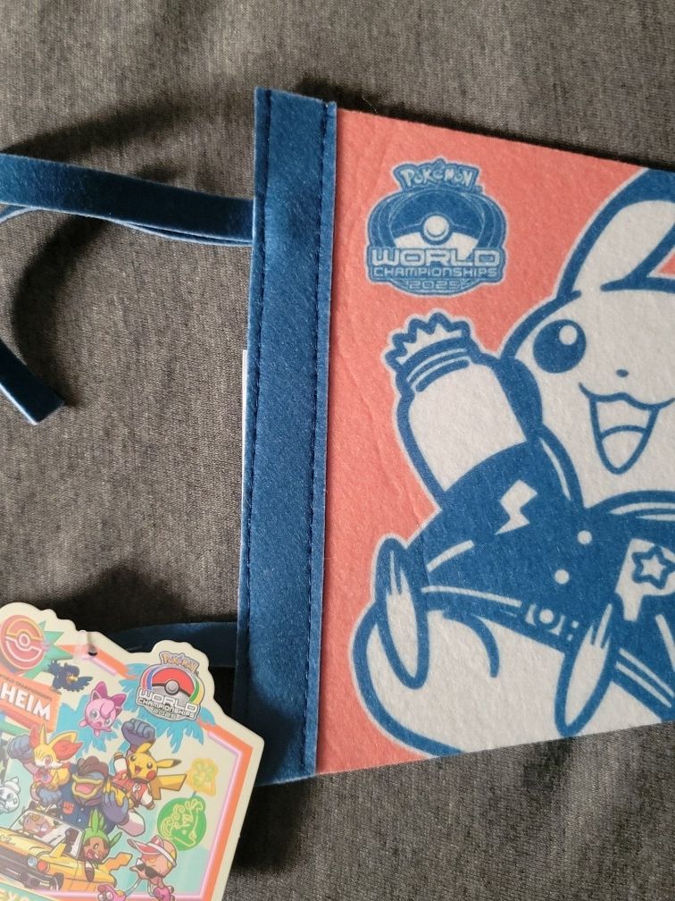 (Damaged) Pokemon World Championships 2025 Anaheim Worlds Exclusive Flag Pennant Banner