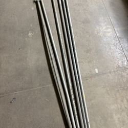 Steel Pipe 6’ By 3/4” Threaded Ends