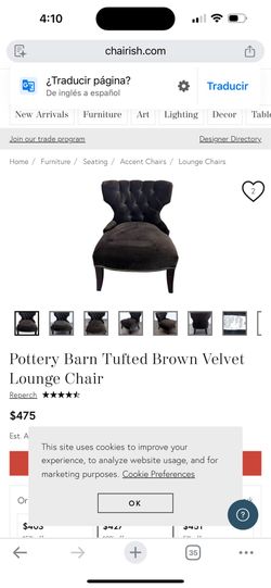 Pottery barn chairs