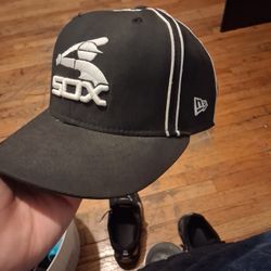 Vintage New Era Withe Sox Hat 