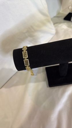 Manillas  de oro laminado chapado en 14k