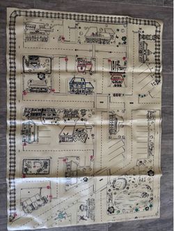 Kids Vinyl Play Mat 40”x55”