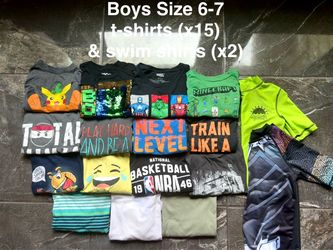 BOYS SIZE 6-7 SHIRTS $35