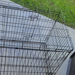 Dog crate double  door