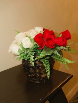 Table decor roses