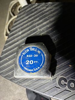 Vintage Klein 20 ft Tape Measure works great