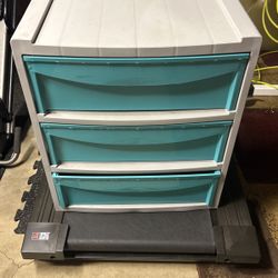 Pair Of 3 Drawer Storage / Organization Tower 