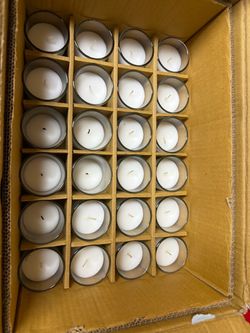 Stonebriar Collection Unscented Votives 48 count Used