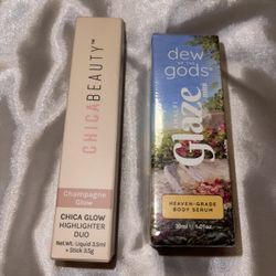Highlighter Duo + Body Serum
