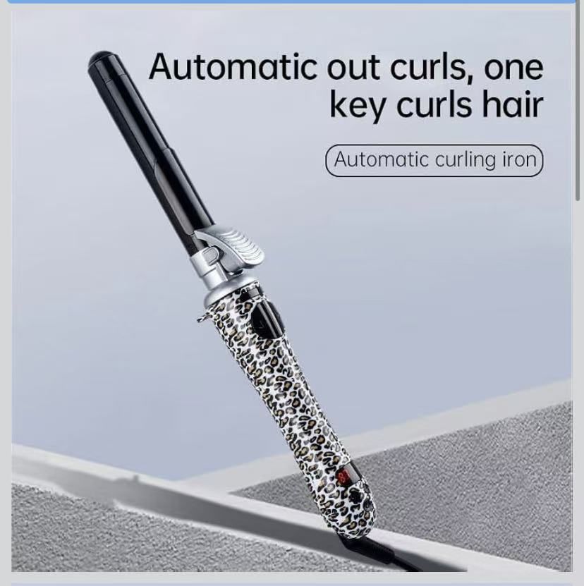 Electric Straight and Curly Hair Dual-Purpose Curling Stick, 1 inch, Suitable for Home, Office, and Travel. The Curling Stick - Black, Gold, Silver, P