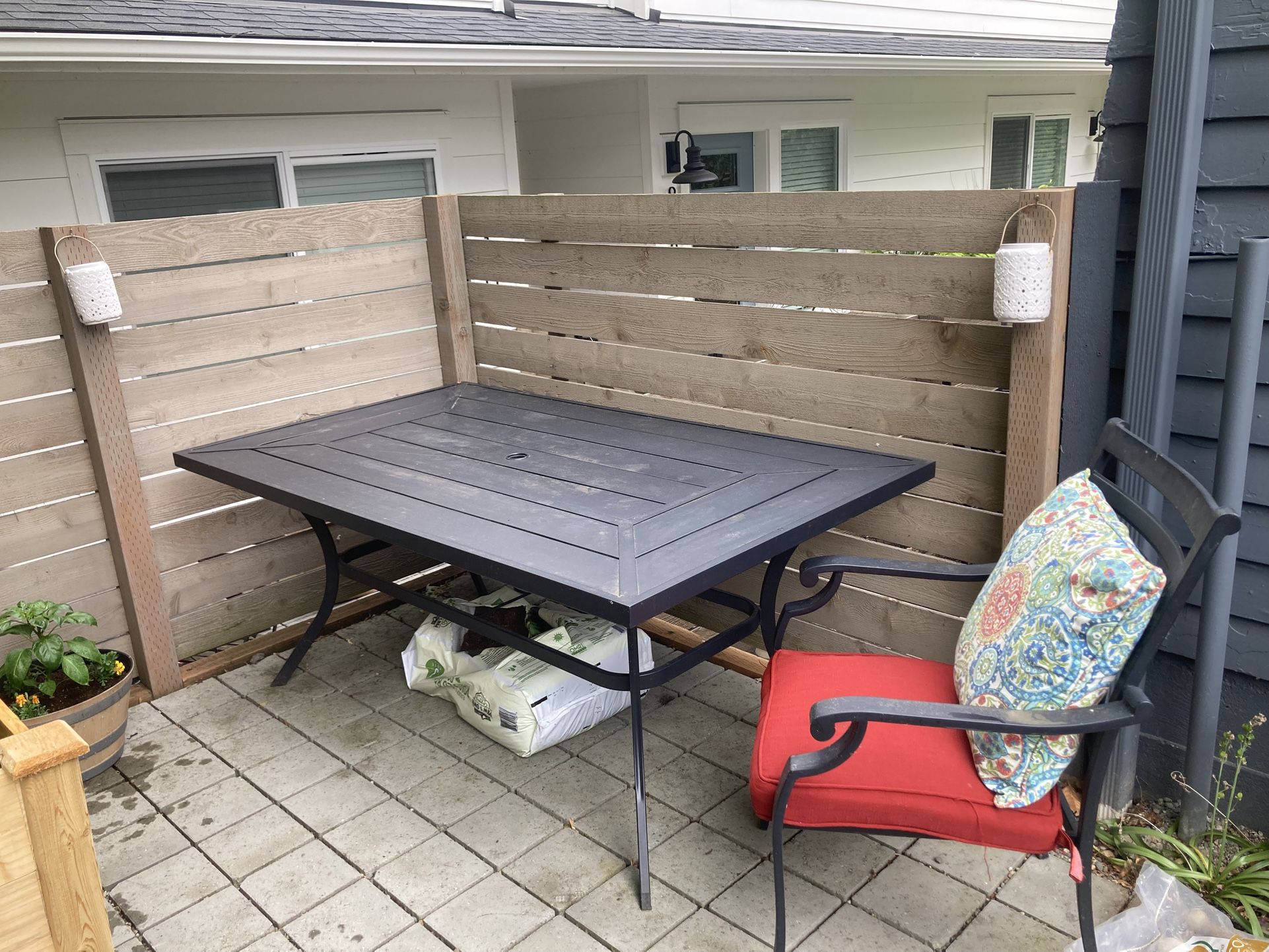 Patio Furniture (table, Chairs, Umbrella)