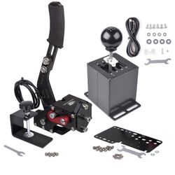 PC Racing Game USB Handbrake and Racing Simulator Shifter for G29 G27 G25 G920 with T300RS/GT 7+R