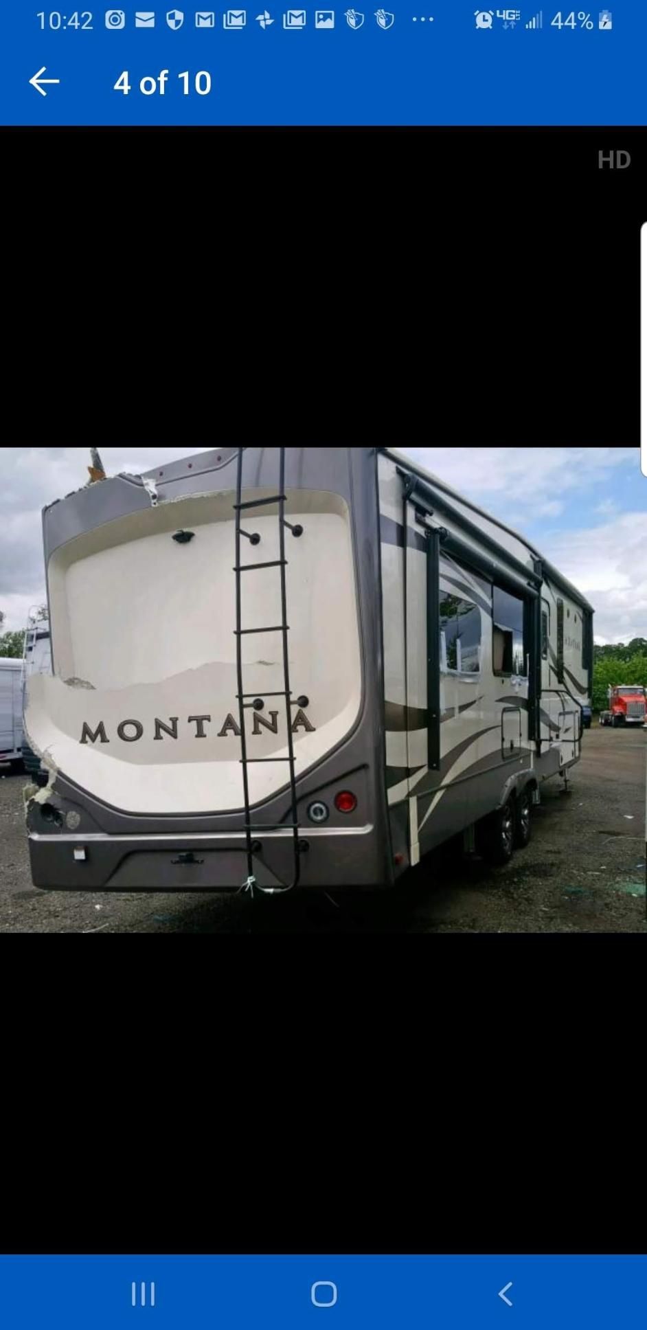 2018 Montana Fifth wheel 38’ For Parts