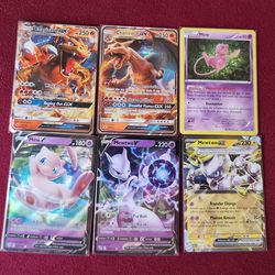 Pokemon Cards Bundle (Holo) - NM/LP - Charizard - Alakazam - Nidoking - Mew - Eevee - Dragonite - Mewtwo - Snorlax - Pikachu and more