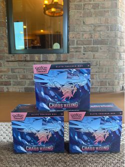 Pokemon Chaos Rising Elite Trainer Boxes