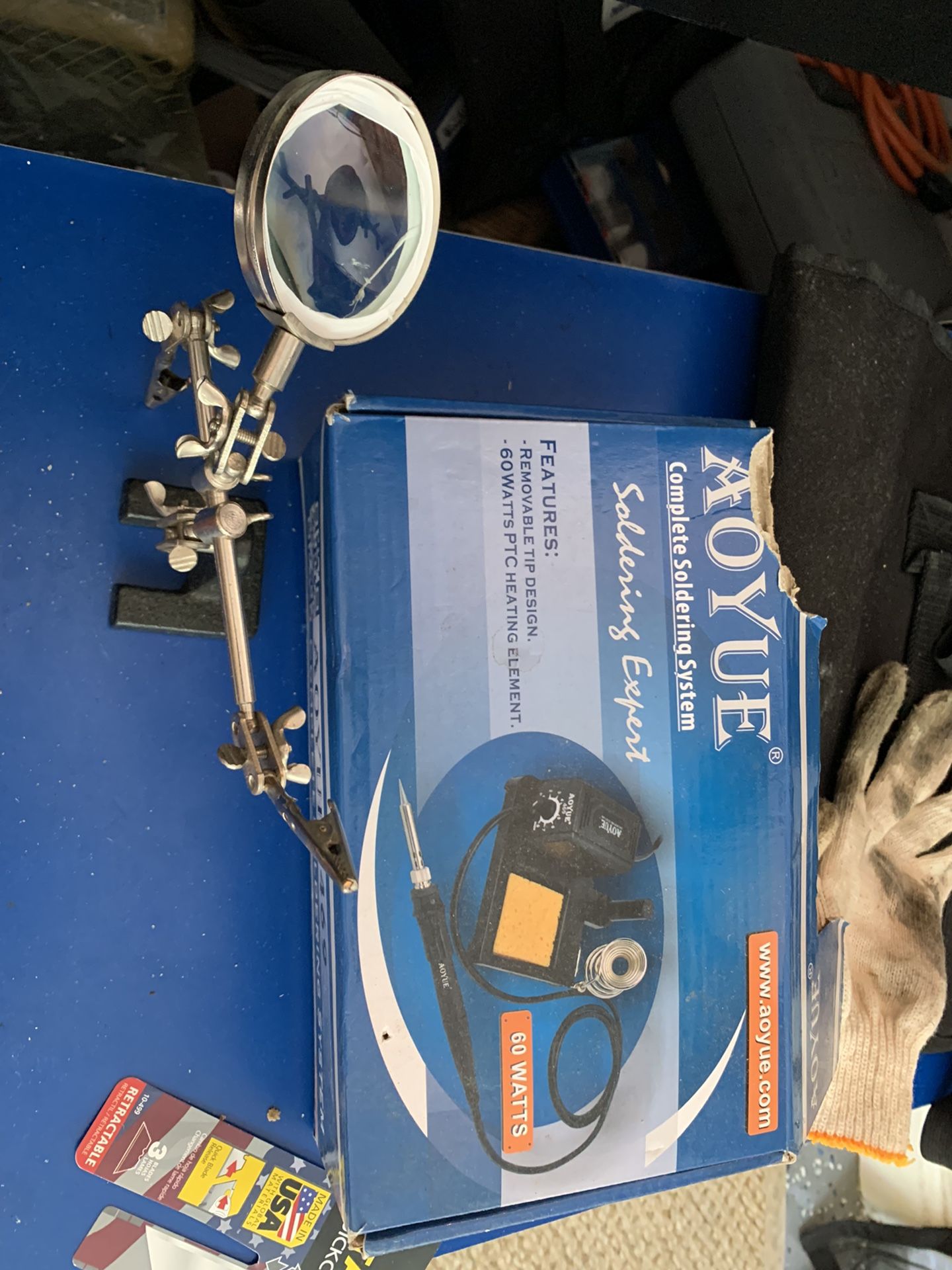 Soldering Kit And Clamp Stand