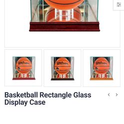 Cardboard Gold Basketball Glass Display Case