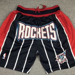 Rockets Just Don Shorts Size Large 