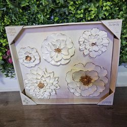 3D Floral Wall Set