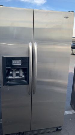 Amana Side By Side Stainless Steel Fridge
