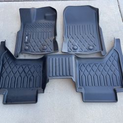 2019-2023 Ford Ranger Rubber Floor Mats