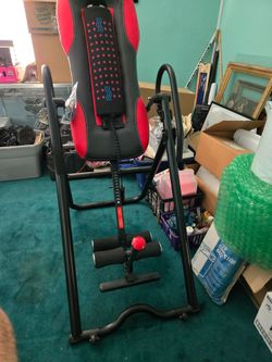 Inversion table with built-in heat and vibration