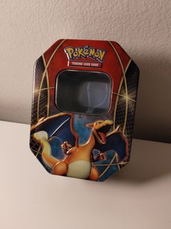 EMPTY 2014 Pokemon TCG Power EX Trio Charizard - Collectible Tin Pokemon Container
