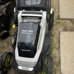 Ryobi Lawn Mower And String Trimmer
