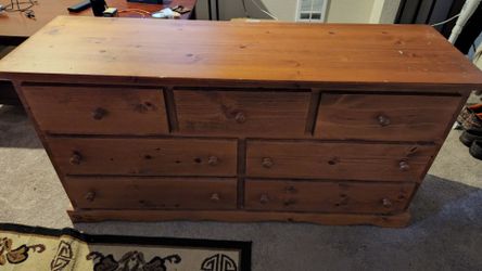 Wood dresser