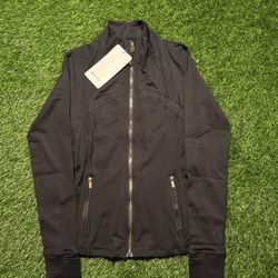 Lululemon Define Jacket with Gold Zipper 
