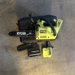 RYOBI 40V HP Brushless 12 in. Top Handle Battery Chainsaw Kit