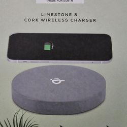 LIMESTONE & CORK WIRELESS CHARGER