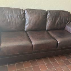 Leather Couch 