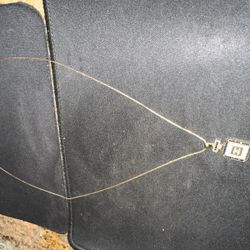 Chanel Charm & 28' Necklace 14k Gold 