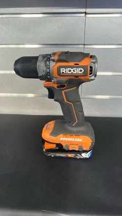 RIDGID 18V Brushless Cordless Drill with Battery