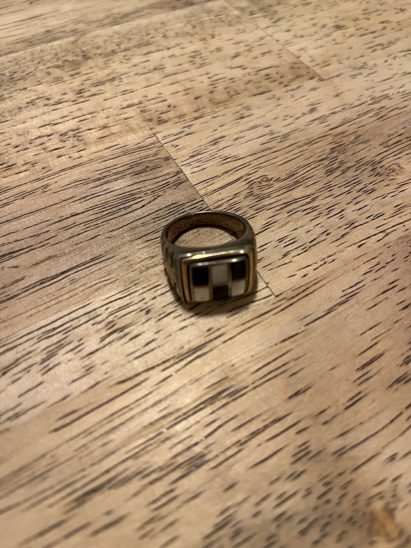 asch grossbardt 18k and 925 Silver Ring