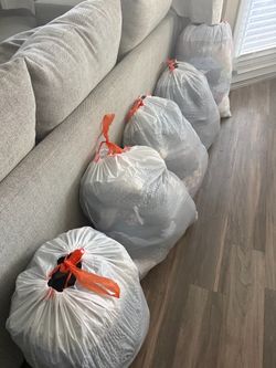 Bags of clothes