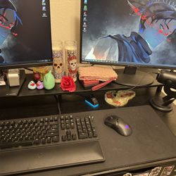 Razer Keyboard & Mouse & Blue Yeti With Boom Stand