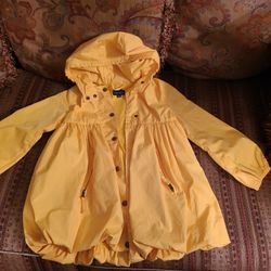Girls Ralph Lauren Wind Breaker/ Raincoat Size 6x.