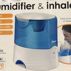 Crane Steam Inhaler & Warm Mist Humidifier, 0.5 Gallon